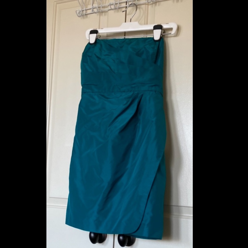 J. Crew Selma silk strapless dress (size 20)
